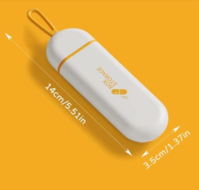 3 Bölmeli İlaç Saklama Kutusu