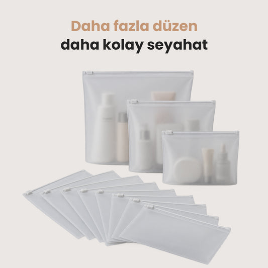 10'lu Fermuarlı Seyahat Torbası