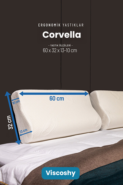 Viscoshy™ Corvella Superior Ergonomik & Ortopedik Yastık