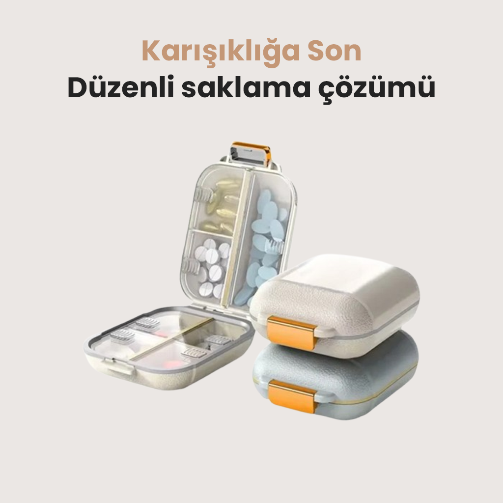 Çok Bölmeli İlaç Kutusu