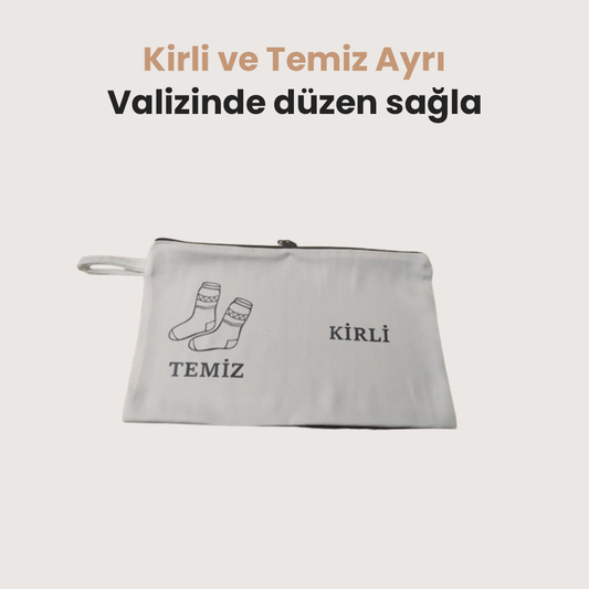 Kirli-Temiz Seyahat Düzenleyici Torba