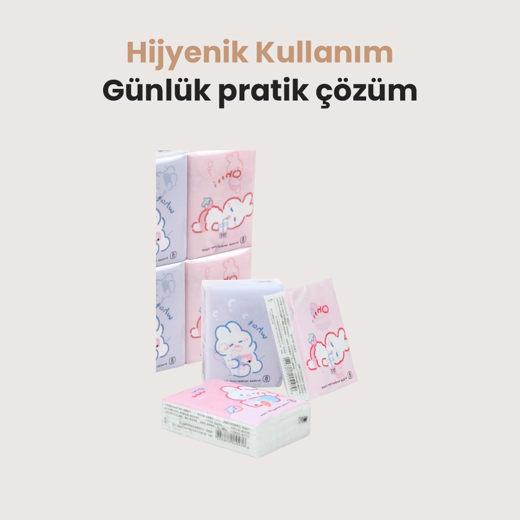 Mini Paket Yumuşak Mendil Seti