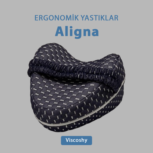 Aligna Ortopedik Bacak Arası Yan Yatış Yastığı