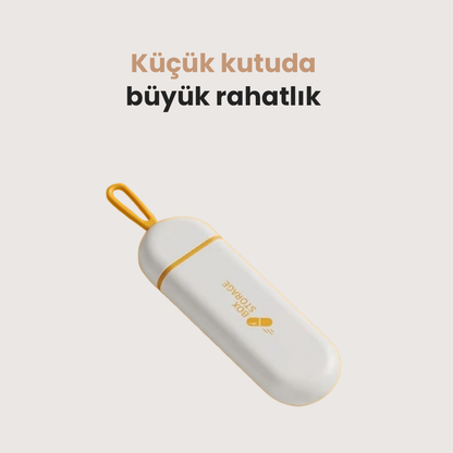 3 Bölmeli İlaç Saklama Kutusu