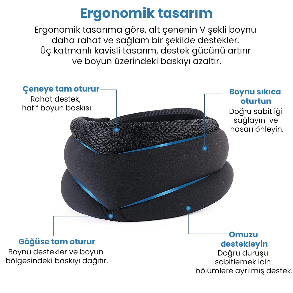 Somnia Ortopedik Boyun Destek Yastığı