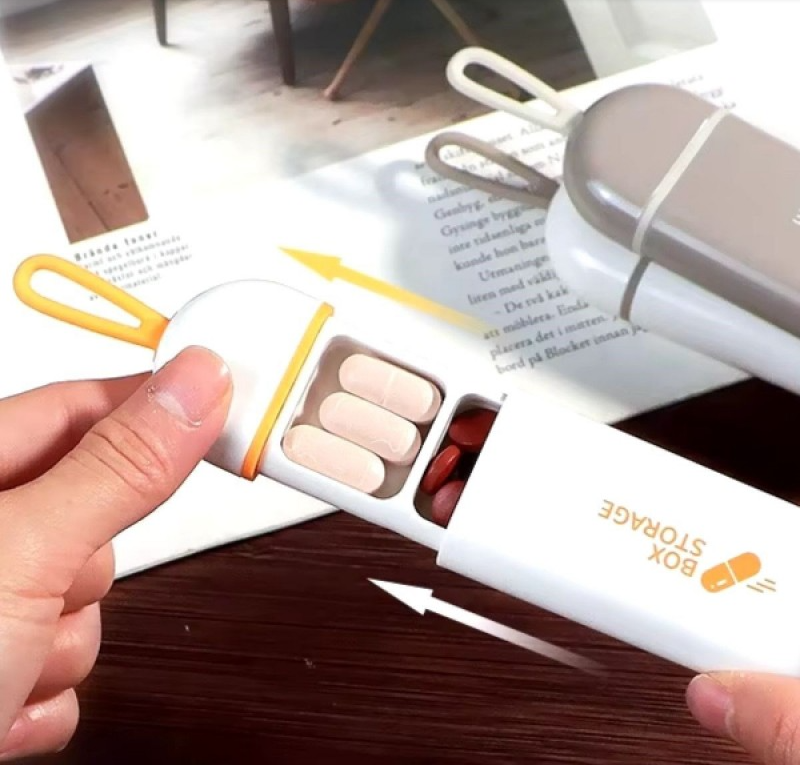 3 Bölmeli İlaç Saklama Kutusu