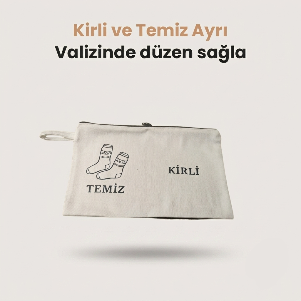 Kirli-Temiz Seyahat Düzenleyici Torba
