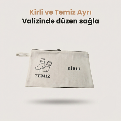 Kirli-Temiz Seyahat Düzenleyici Torba