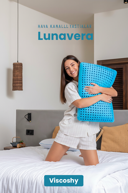 Viscoshy™ Lunavera AirFlow Hava Kanallı Ortopedik Yastık