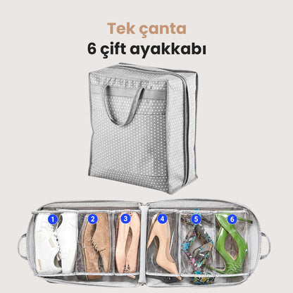 Ayakkabı Hurcu Gri Benekli