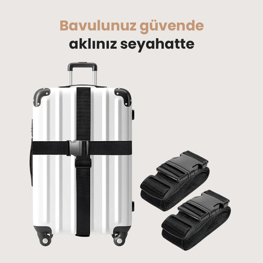 2'li Emniyet Tokalı Valiz Kemeri